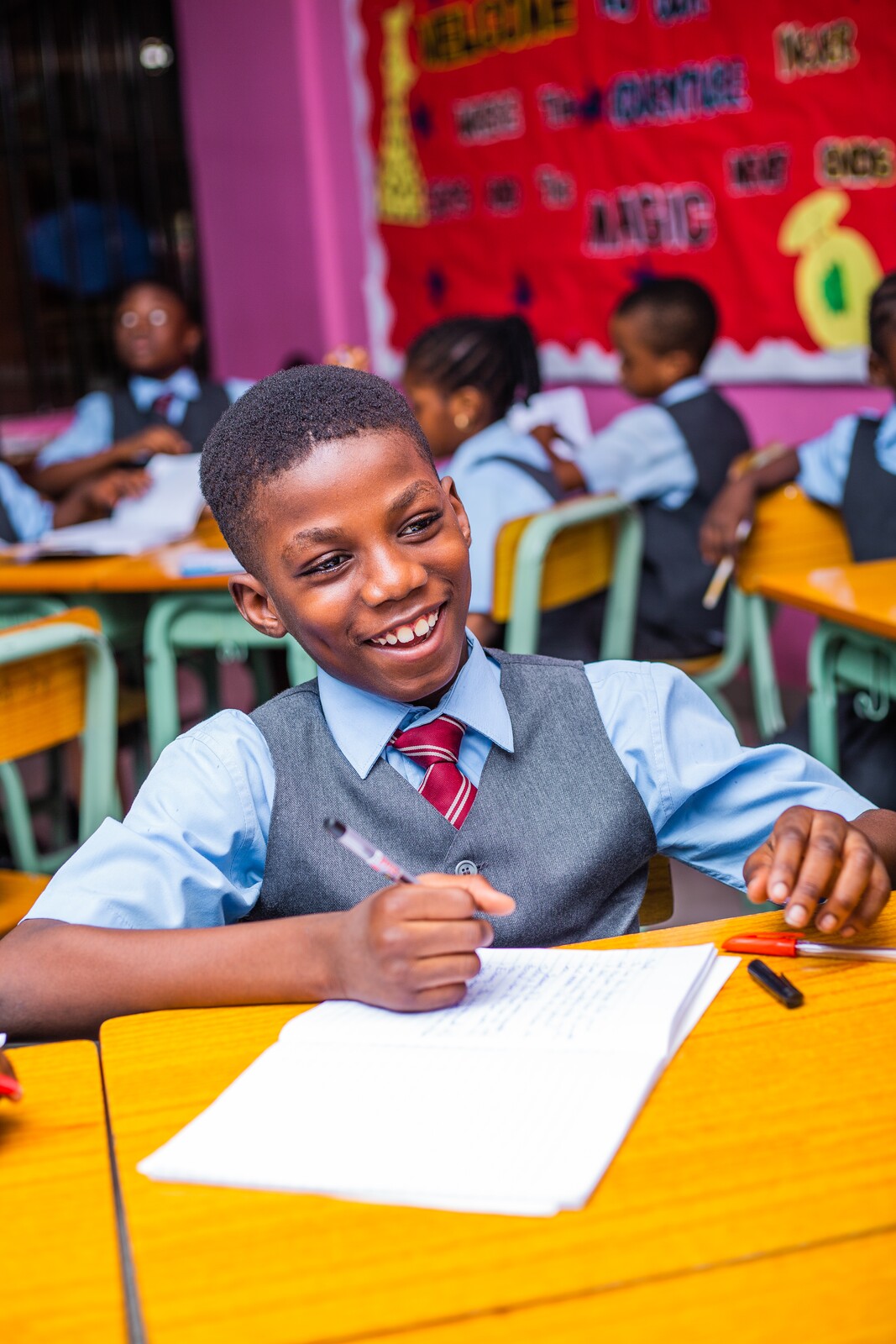 Lower Prep pupils working in class
