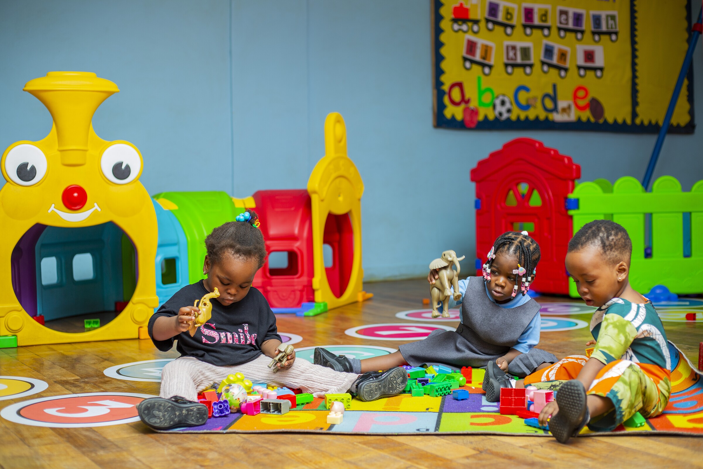 Concord Nursery pupils learning through play together