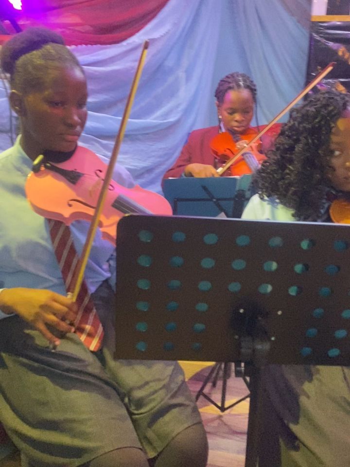 Concord pupils performing on violin at Honours Day 2026